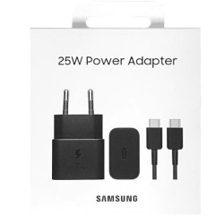 Samsung EP-T2510XBEGEU : Chargeur Samsung USB-C 25W + Cable USB-C (1m) NOIR BLISTER