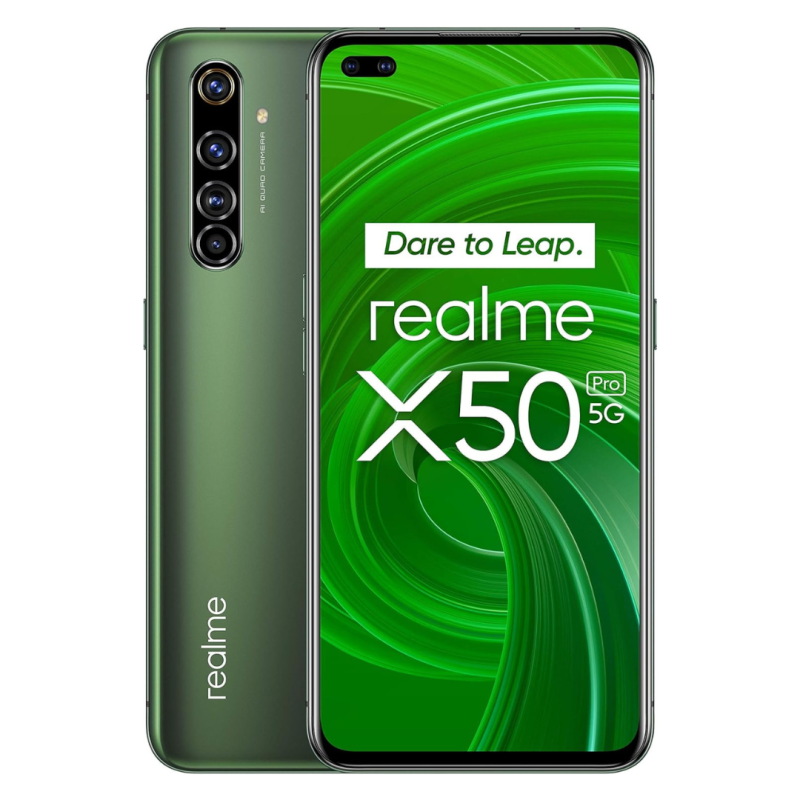 Realme Realme X50 Pro 5G 128 Go Vert - Grade AB avec Boîte et Accessoires