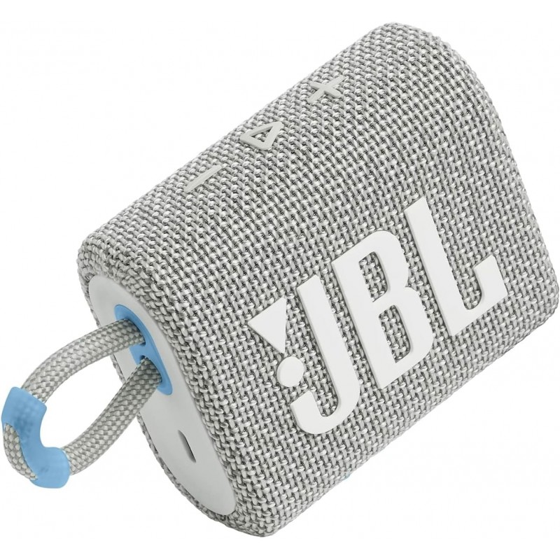 JBL Enceinte Bluetooth JBL Go 3 ECO - 4.2W - Pro Sound - Étanche - Blanc (JBLGO3ECOWHT)