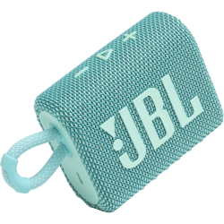 JBL Enceinte Bluetooth JBL Go 3 - 4.2W - Pro Sound- Étanche - Turquoise (JBLGO3TEAL)