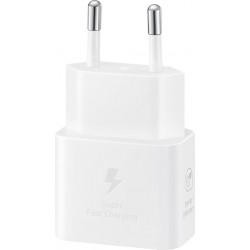 Samsung EP-T2510XWEGEU : Chargeur Samsung USB-C 25W + Cable USB-C (1m) Blanc BLISTER