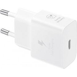 Samsung EP-T2510XWEGEU : Chargeur Samsung USB-C 25W + Cable USB-C (1m) Blanc BLISTER
