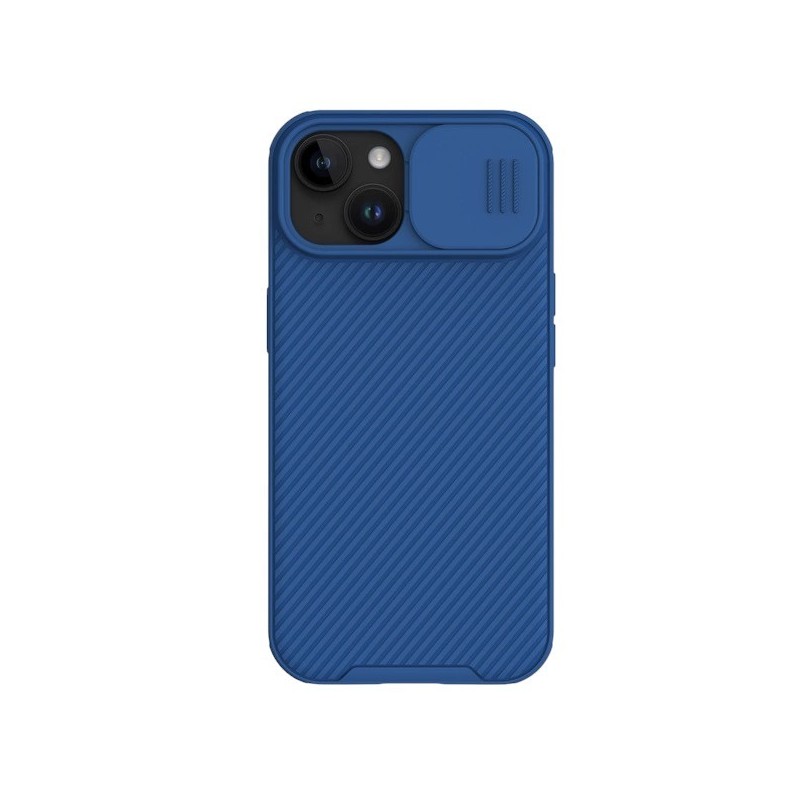 Apple IPHONE 15 PRO MAX - COQUE Nillkin CamShield PRO version Magnétique (charg. sans fil) - BLEU