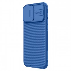 Apple IPHONE 15 PRO MAX - COQUE Nillkin CamShield PRO version Magnétique (charg. sans fil) - BLEU