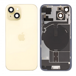 Apple Vitre Cache Arrière iPhone 14 Jaune (Origine Demonté) - Comme Neuf