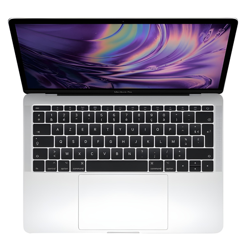 Apple MacBook Pro 13" 2017 A1706 - 16Go / 512Go SSD - Intel Core i7 7567 - Argent - AZERTY - Grade AB - Sans Chargeur