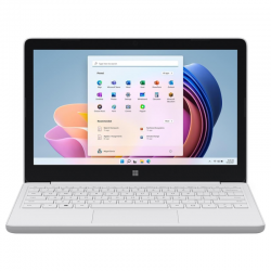 Microsoft PC Portable Microsoft Surface Laptop SE 11" - 8 Go/128 Go SSD - Celeron 1.10 GhZ - Blanc - QWERTY - Grade AB - Sans...