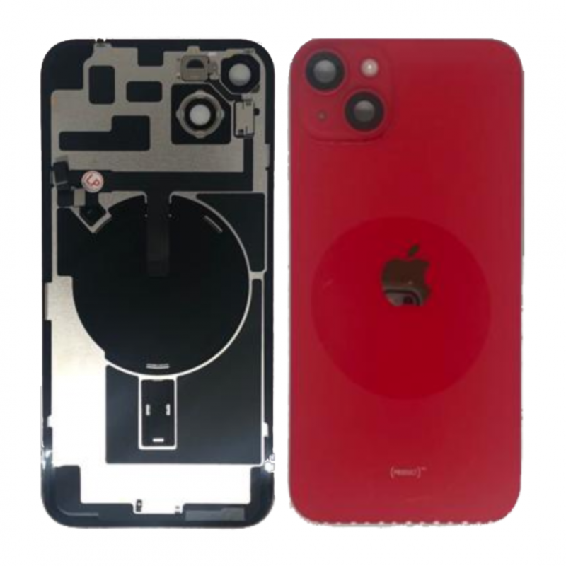 Apple Vitre Cache Arrière iPhone 14 Plus Rouge (Origine Demonté) - Grade B