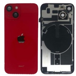 Apple Vitre Cache Arrière iPhone 14 Rouge (Origine Demonté) - Grade A