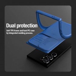 Samsung Samsung S24 ULTRA - COQUE Nillkin CamShield PRO (Avec Cache Caméra) - BLEU