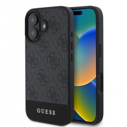 Guess GUESS IPHONE 16 Pro - COQUE Stripe - Gris