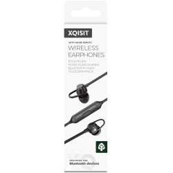 XQISIT - Ecouteurs Bluetooth INTRA BT - Noir