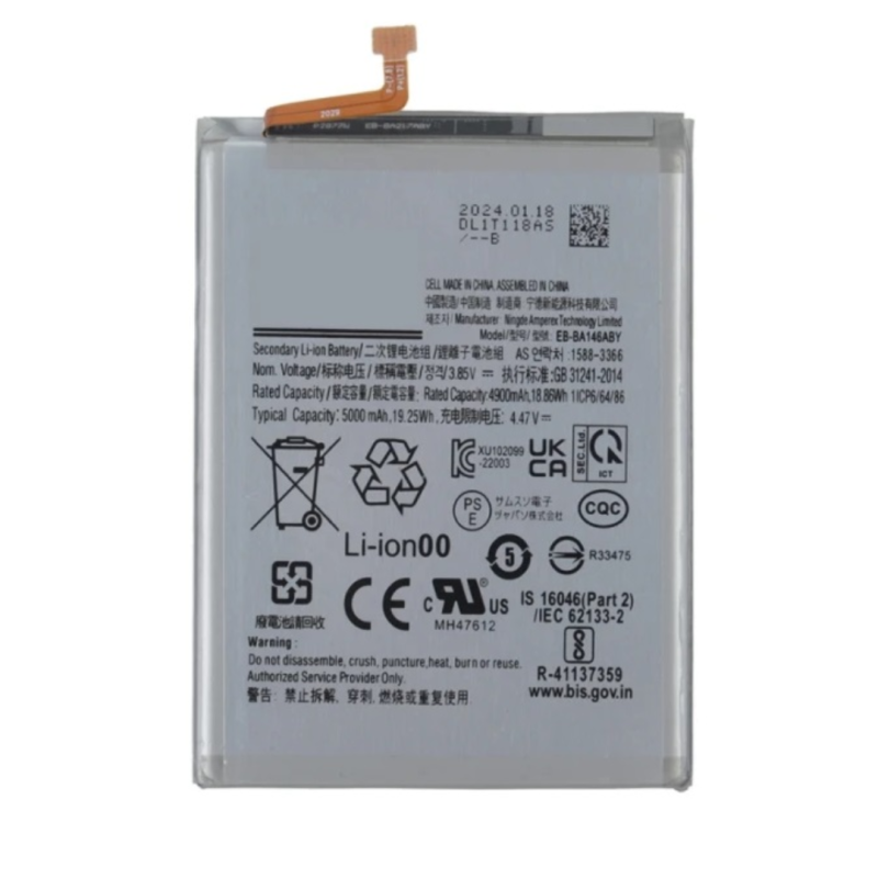 Samsung Batterie EB-BA146ABY Samsung Galaxy A14 5G (A146) 4900 mAh