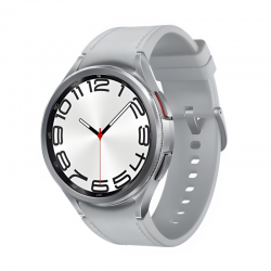 Samsung Montre Connectée Samsung Galaxy Watch6 Classic LTE 47mm Argent - Comme Neuf avec boîte et accessoires