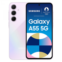 Samsung Samsung Galaxy A55 5G 128 Go Lilas - Non EU - Neuf