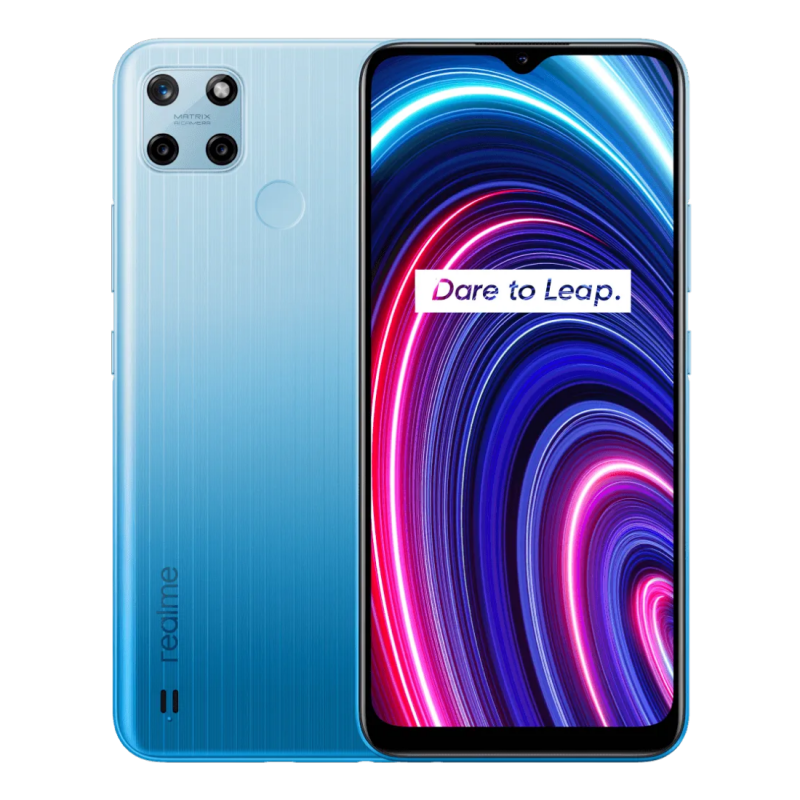 Realme Realme C25Y 4+128 Go Bleu - Grade AB avec Boîte et Accessoires