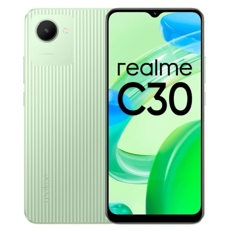 Realme Realme C30 64 Go Vert - Grade A avec Boîte et Accesoires