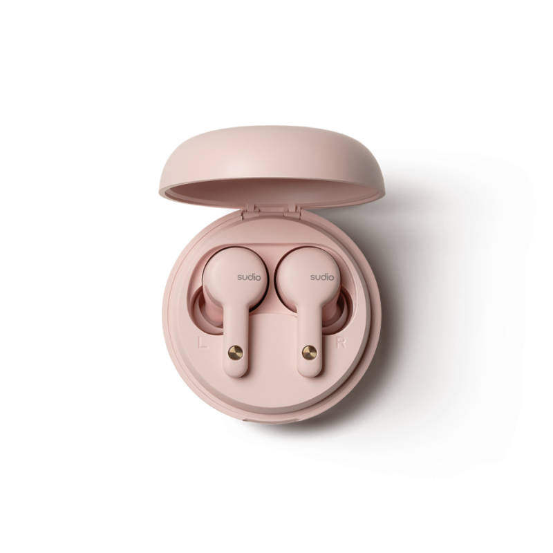 SUDIO A2 - ECOUTEURS BLUETOOTH TWS (ANC) - ROSE