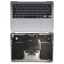 Apple Châssis Complet Apple MacBook Air 13 ″ Argent A2179 - Châssis + Batterie + Tactile + Clavier AZERTY - Grade AB