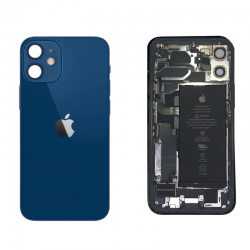 Apple Châssis iPhone 12 Mini Bleu + Batterie (Origine Demonté) Grade AB