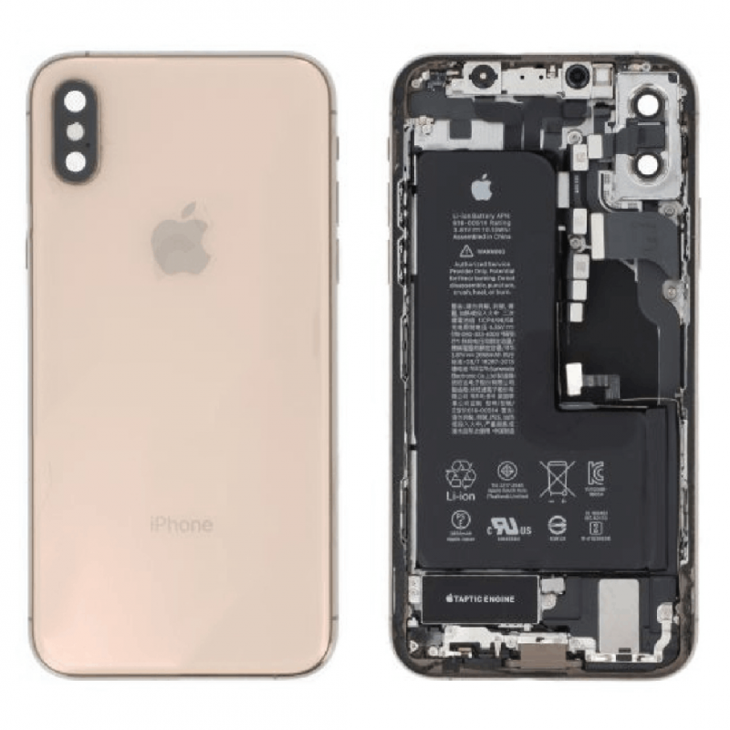 Apple Châssis iPhone XS Max Or + Batterie (Origine Demonté) Grade A