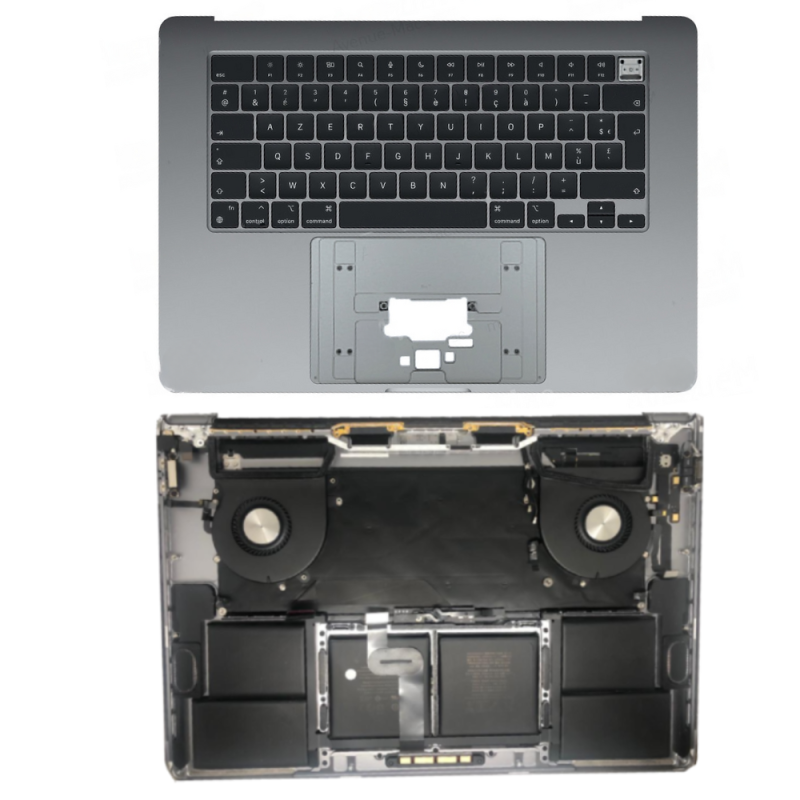 Apple Châssis Complet Apple MacBook Air 15″ Gris A2941 - Châssis + Batterie + Clavier AZERTY - Grade A