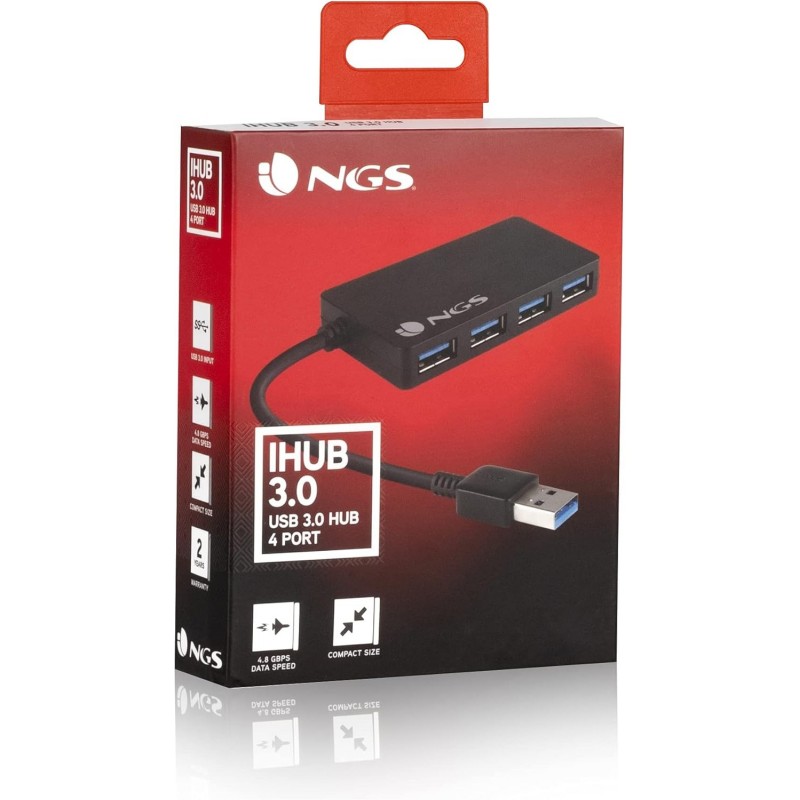 NGS NGS - IHUB 3 Hub 4 ports USB 3.0