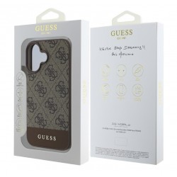 Apple GUESS IPHONE 16 Pro - COQUE Stripe - Marron