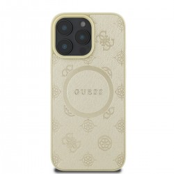 Apple Guess IPHONE 16 PRO MAX - Coque MagSafe Guess Saffiano Peony Stamp