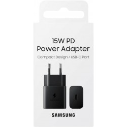 Samsung T1510NBEGEU : CHARGEUR SAMSUNG 15W NOIR (SANS CABLE) SOUS BLISTER