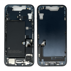 Apple Châssis Arrière iPhone 14 Noir E-SIM sans Vitre Arrière avec Batterie (Origine Demonté) Grade A