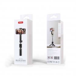 XO XO - Perche à selfie Bluetooth (SS10) - Noir - 80cm (Avec Trépied)