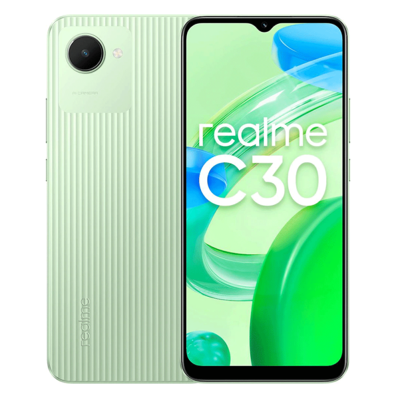 Apple Realme C30 3+32 Go Vert - Grade A avec Boîte et Accessoires