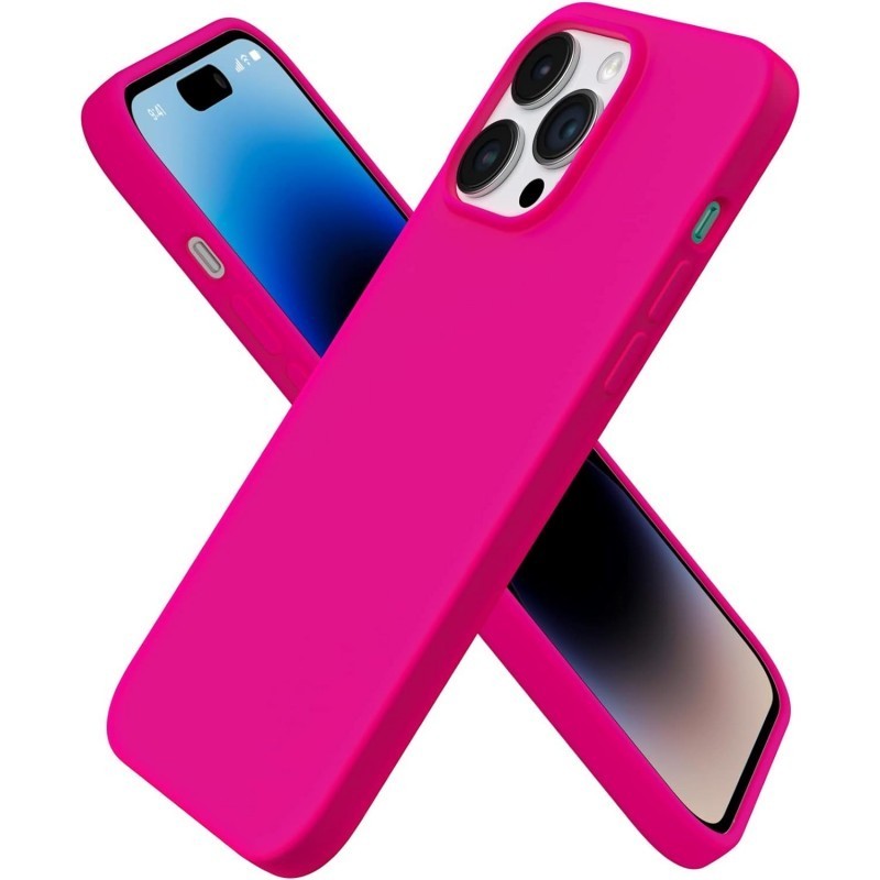 Apple IPHONE 13 PRO MAX - COQUE ROSE FUSHIA 41 (Sous Blister)