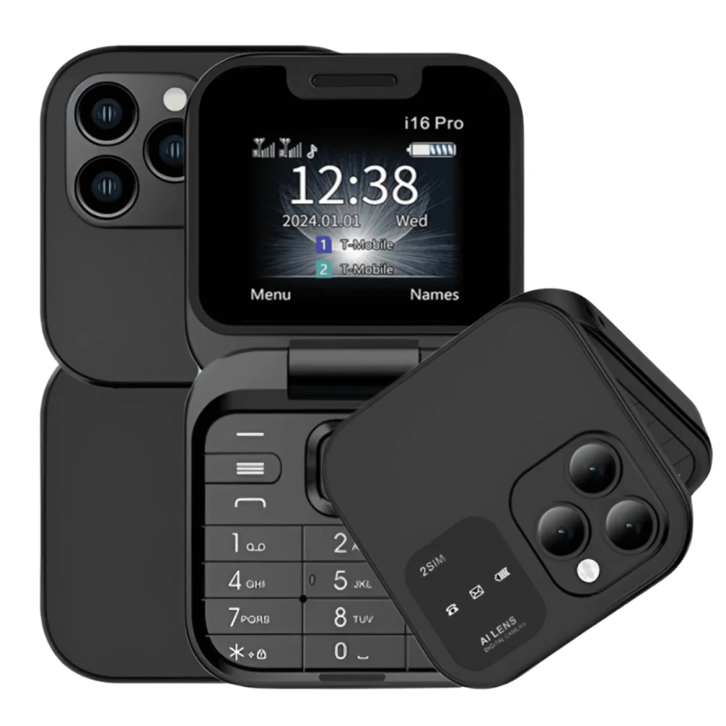 Pocket Phone i16 Pro Dual Nano SIM Noir