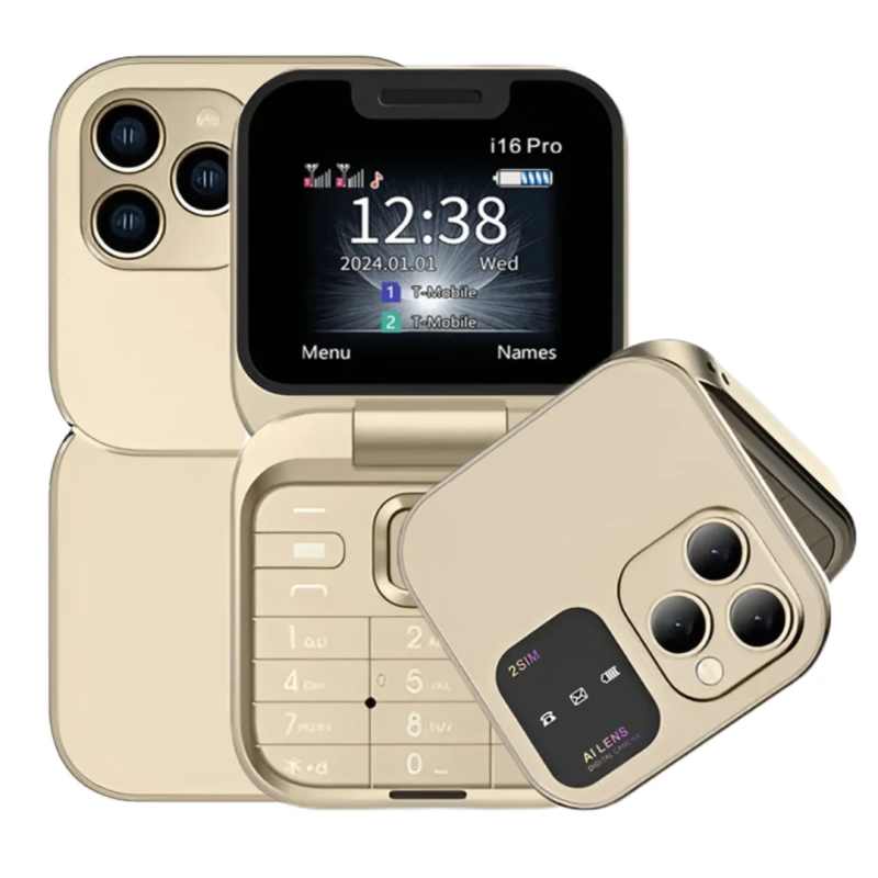 Pocket Phone i16 Pro Dual Nano SIM Or