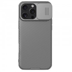 Apple IPHONE 16 Pro Max - COQUE Nillkin CamShield PRO (Avec cache camera) - TITANIUM GRIS