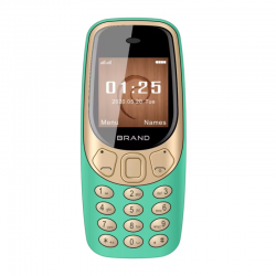 Mini téléphone portable Q3308 Pro Vert Citron