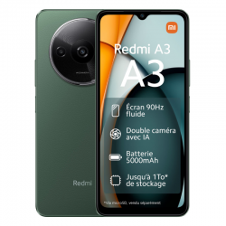 Xiaomi Xiaomi Redmi A3 128 Go Vert - Neuf