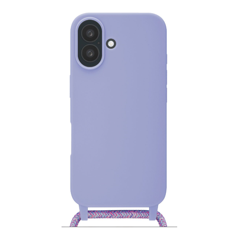 Apple IPHONE 16 - COQUE PROTECTION DE LENTILLE + CORDON VIOLET