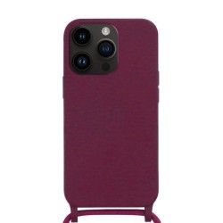 Apple IPHONE 16 PLUS - COQUE PROTECTION DE LENTILLE + CORDON BORDEAUX