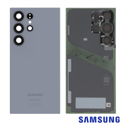 Samsung Vitre arrière Samsung Galaxy S24 Ultra (S928B) Titane Bleu (Service Pack)