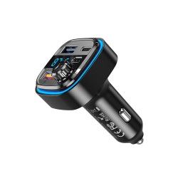 XO XO - Transmetteur FM BCC08 Bluetooth MP3 Chargeur Voiture 3.1A - Noir