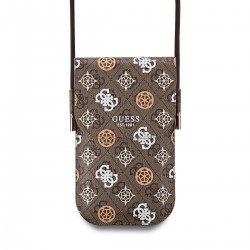 Guess Sacoche pour téléphone Guess PU 4G Peony Multicolore Marron