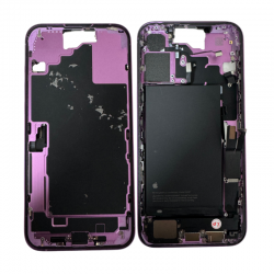 Apple Chassis Arrière iPhone 16 Plus sans Vitre Arrière avec Batterie Rose (Origine Demonté) Grade A