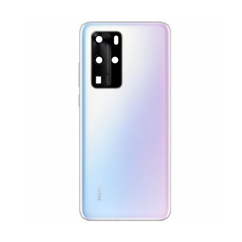 HUAWEI Vitre arrière HUAWEI P40 Pro Blanc - Grade A (Original Démonté)