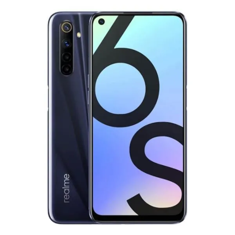 Realme Realme 6S 64Go Noir - Grade AB avec Boîte et Accessoires