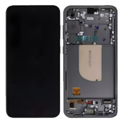 Samsung SAMSUNG S23 FE 5G 2023 (S711) LCD + TACTILE AVEC CHASSIS NOIR (Service Pack) GH82-32854A