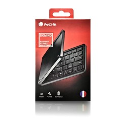 NGS MINI CLAVIER AZERTY BLUETOOTH PLIABLE NOIR - NGS DOMINO