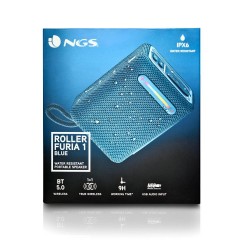 NGS NGS - ENCEINTE BLUETOOTH 5.0 AVEC LEDS - ROLLER FURIA 1 BLEU